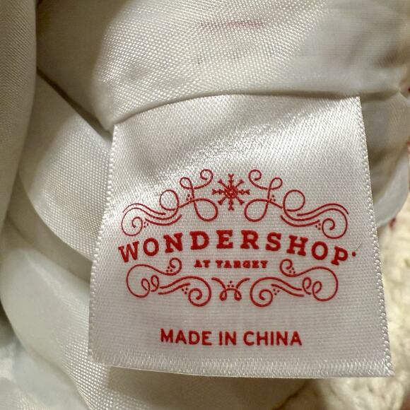 Wondershop Monogram Christmas Stocking Letter S Initial Ivory Red Knit Target - Picture 5 of 9